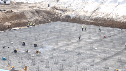 中國鐵建港航局小清河復(fù)航工程施工四標(biāo)項(xiàng)目部王道船閘全面開工